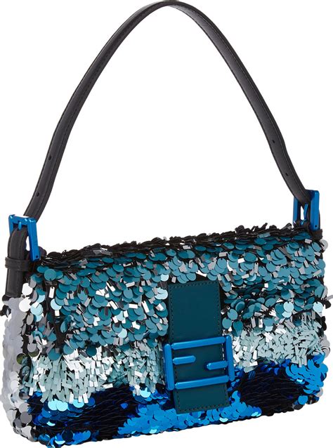 blue fendi baguette